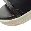 Great HERMES Sandals Geek strap black leather Women 37 RG231219Z Used