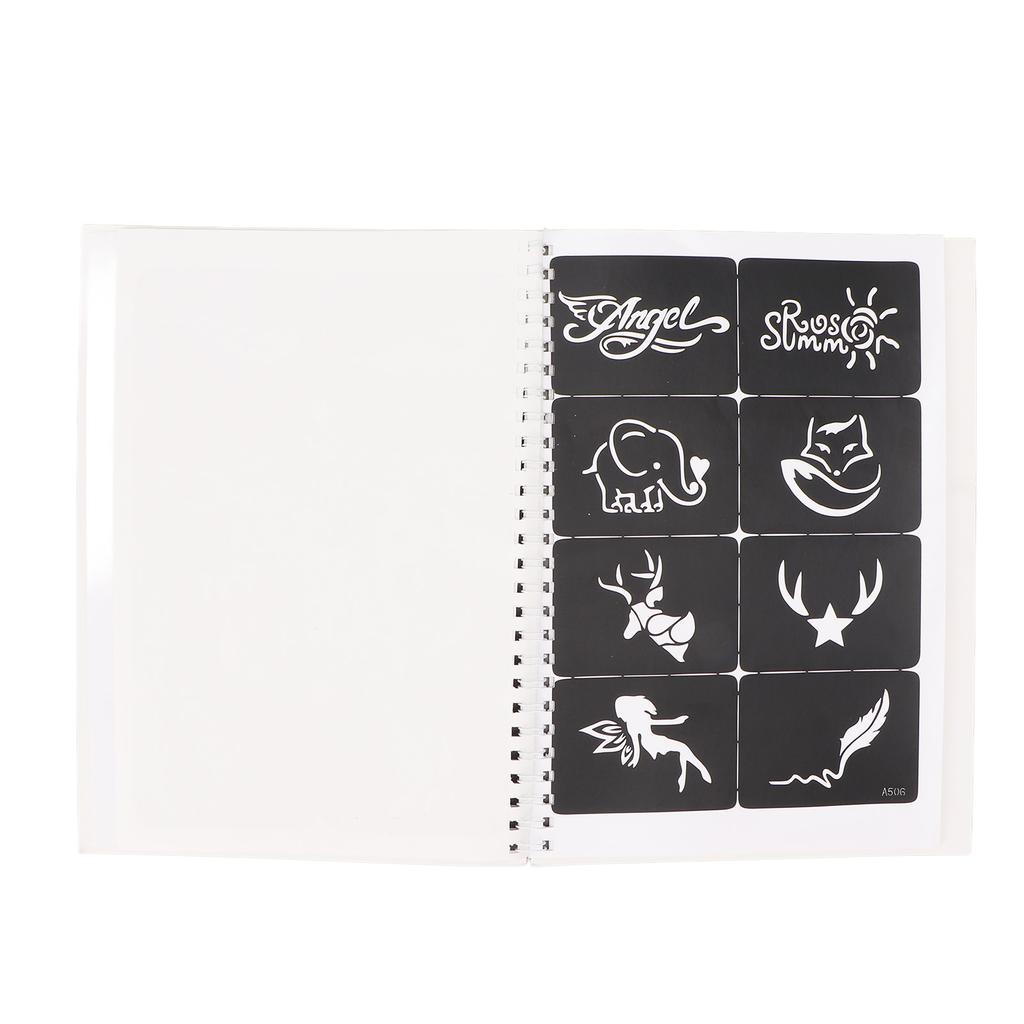 Tattoos Stencil Album Portable Men Women Body Art 115pcs Pattern Temporary Tattoo Template for