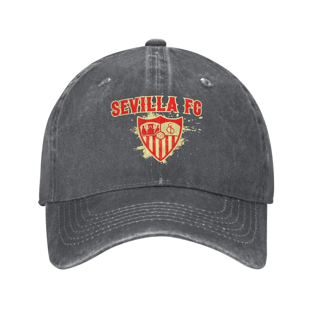 Sevilla Club Baseballkappe Sonne Outdoor Sport Hohe Qualität Gewaschener Truckerhut Damen Unisex Lässiges Design Baseballkappen