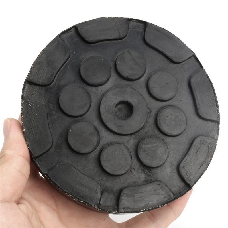 4Pcs Universal Round Rubber Arm Pads For Car Auto Jacking Lift Dia 120mm Thick 25mm Car Auto Truck Hoist