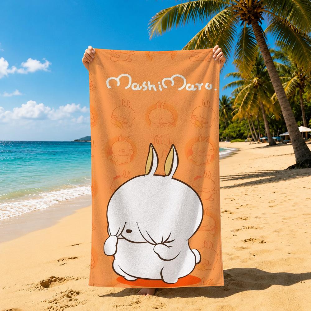 Character Mashimaro Towel Towel Soft Pool Gift For Travel Gym Shower Cool Camping Quick Dry Sports  Large Beach Towel