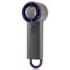 (Dark Grey) WH-13 Handheld Fan 10500RPM 100 Speeds Cooling Ice Fan 3600mAh Battery Rechargeable Turbo Fan