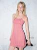 Etmont Slip Check Mini Dress, Red