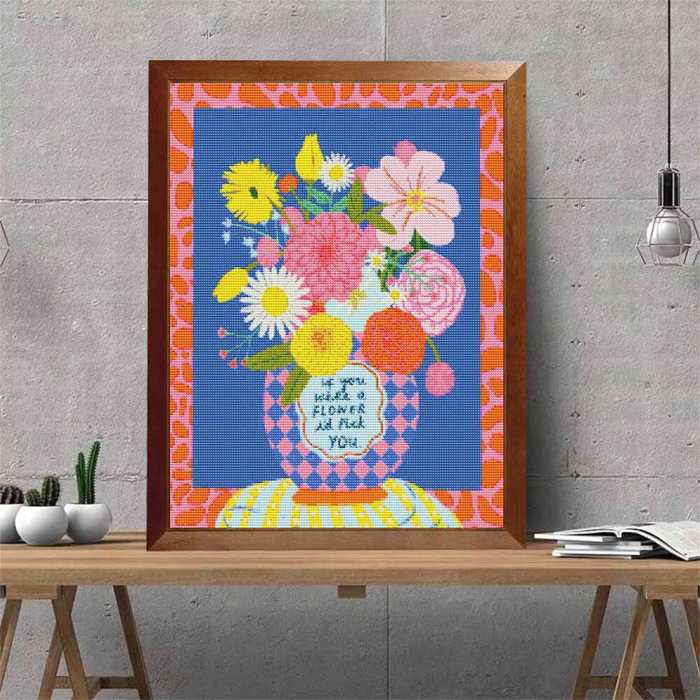5D Diamond Painting Bouquet Full Drill Rhinestone Embroidery Cross Stitch Kits for Adults Home Decor Wall Art Gift