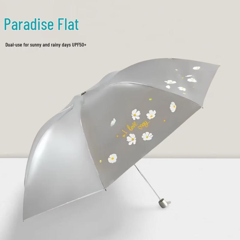 Paradise Umbrella 3-Fold UV Protection Sun and Rain Umbrella