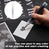 10Pcs Empty Markers Pen Multipurpose Refill Able Markers for Lettering Journaling and Art Enhancing Creative Endeavors