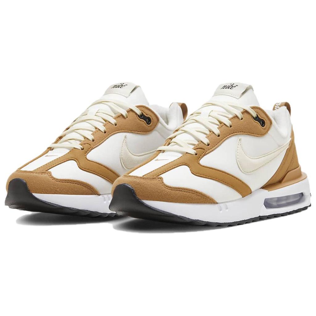 Nike Air Max Dawn Low Top Casual Shoes Women's White Brown Sneakers Casual Shoes DC4068-103