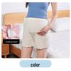 Maternity Ice Silk Safety Pants, Three-Quarter Length, Anti-Exposure, Lightweight for Summer.