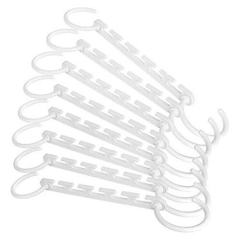 Cross-border Exclusive Plastic Clothes Hanger Sleek And Practical Folding Metal Clothes Hanger