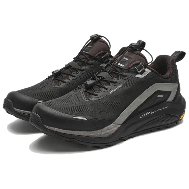 FILA SPD LYNX 2 WP Durable Breathable Low Top Trail Running Shoes Men sneaker Black Gray A12M411217FBB