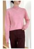 Luxury Women's Cashmere Half-High Collar Sweater, Light and Skin-Friendly, Perfect for Autumn and Winter