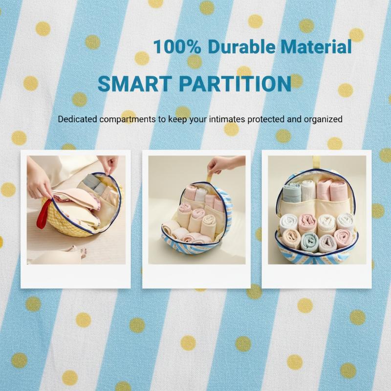 Portable Travel Bra Underwear Organizer Bags Multi-Function Storage Bag Toiletry Cosmetic Case Storage Bag For Intimate Clothes