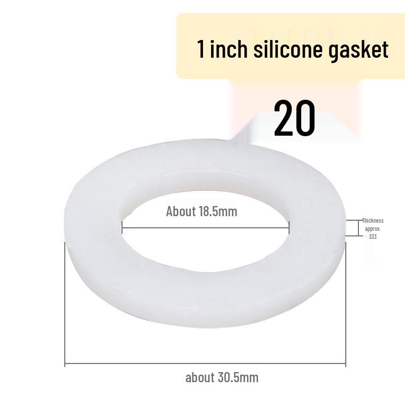 1-Inch Silicone Rubber Sealing Ring Gasket for Shower Hose and Water Pipe Washer
