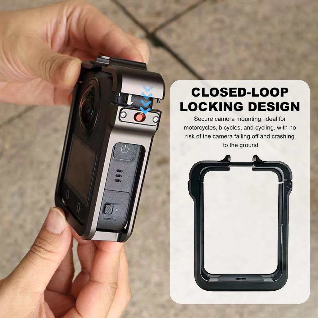 For DJI OSMO 360 Rabbit Cage Frame Camera Quick Detachment Border Shockproof Camera Protective Case Action Camera Accessories