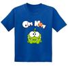 Cut the Rope Om Nom Frog Kids T-Shirt Funny Cartoon Summer Short Sleeve Baby Boys Girls Cute Clothes for Children