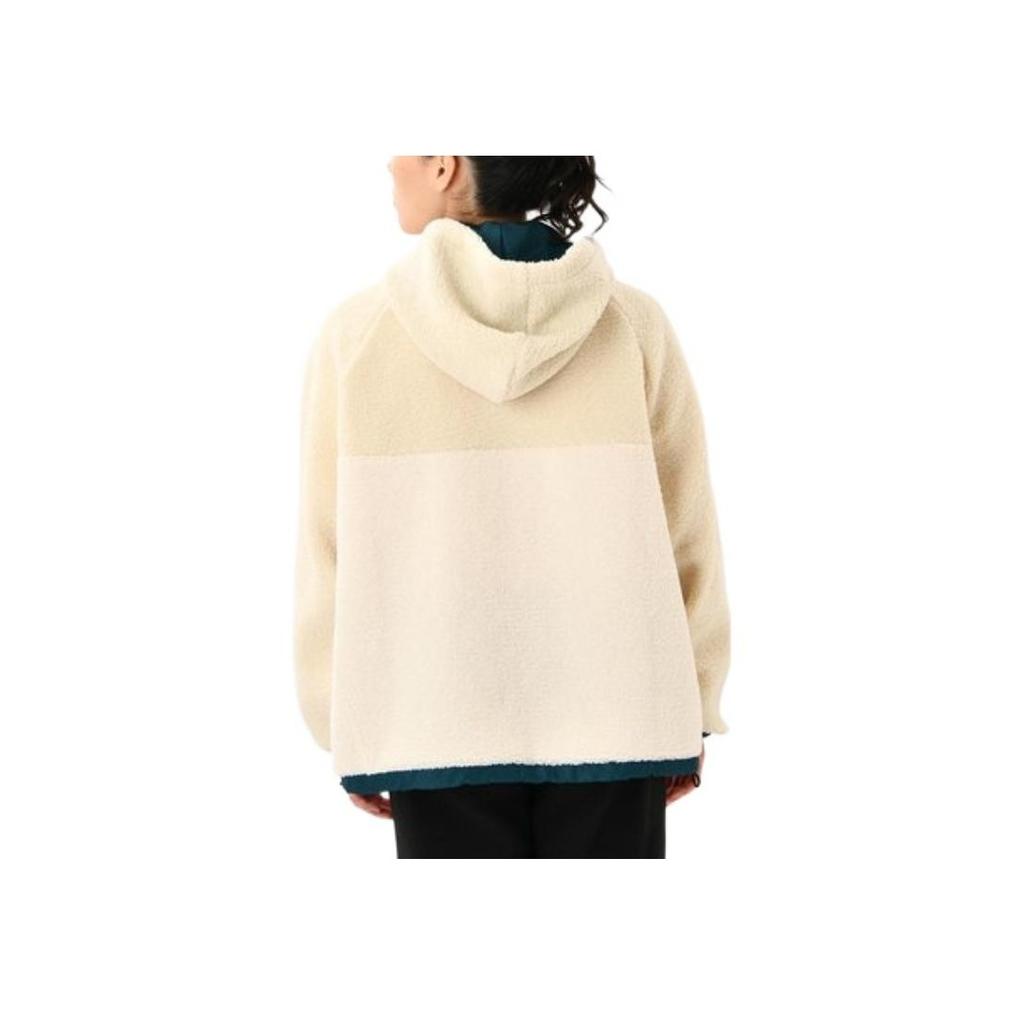 Vans Colorblock Hoodie Pullover Women Tops Oatmeal VN0A7YGX2N1