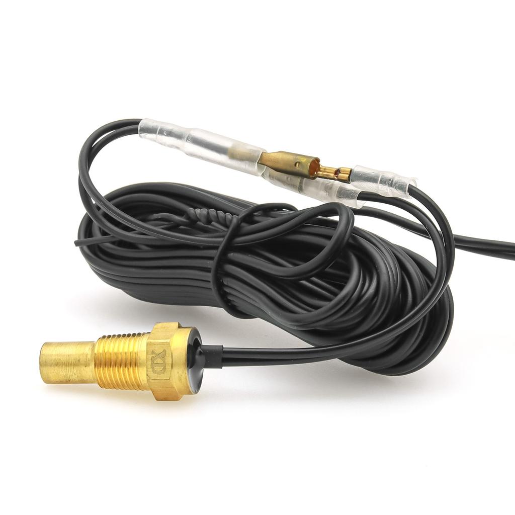 12V/24V Car Digital Water Temperature Gauge Water Temp VOLT Volmeter Joint Sensor Adapter 26-40MM(Optional) For Auto Trucks