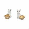 Easter Bunny Oval Resin Decoration, Cute Cartoon Decor, Holiday Gift for Home, Desktop Ornament