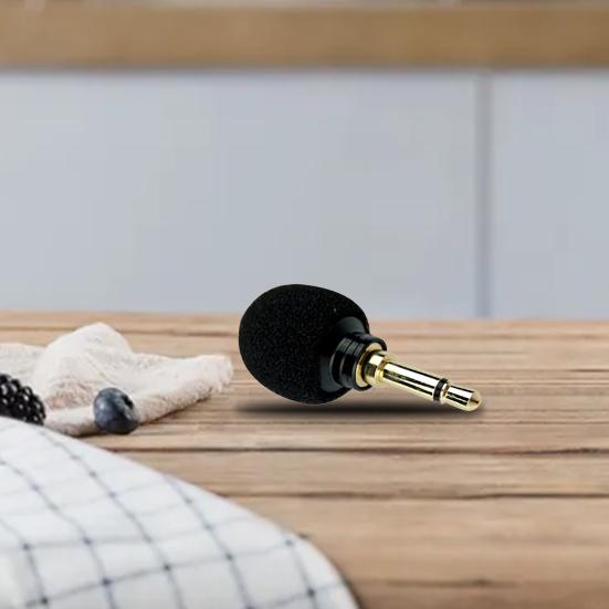 MINI01 Mini Microphone Mono Clear Sound Portable 3.5mm Replacement Stereo In-line Mic for PS4/5 Game Player