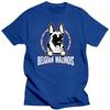 Fashion Men T Shirts Belgian Malinois Tshirt Short Sleeve Cotton Tee Top Best Friend Shepherd Dog T-shirt Clothing Gift Idea