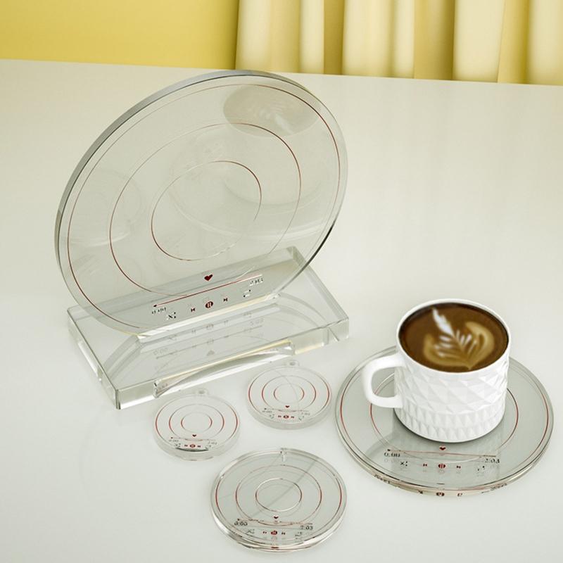 Round Media Player Mold,Coaster Silicone Resin Molds Round CD Disc Mold for Home Decor DIY Keychain Jewelry Making Mould