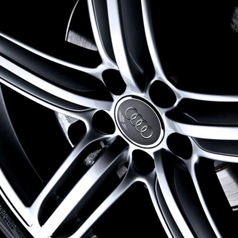 4PCS 60/61/68/69/mm Car Wheel Center Hub Caps Hubcap Tire Rim Covers Replacement For Audi A1 A3 8P A4 B5 B6 B7 B8 A5 A6 C5 C6