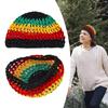 Reggae Pullover Hat Handwoven Hat with Handwoven Hair Net for Photo Pros