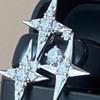 1Pc Clip-on Earbud Sparkling Rhinestone Decor Easy Installation Snap-On Design DIY Headphone Decorative Clamp