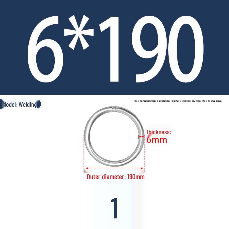 304 Stainless Steel Seamless O-Ring for Lifting and Hammock Yoga Connection
