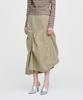 Kimjisu Dozi - Pinched Long Skirt _ Beige