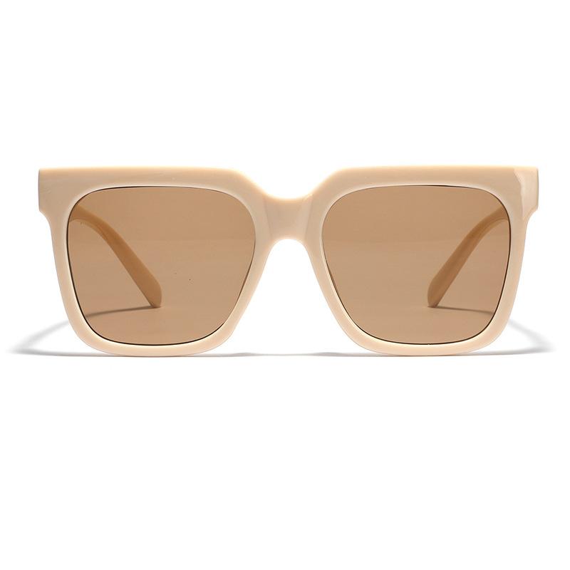 Glasses Large Frame Square Sunglasses Women'S Metal Rivets Face Covering Sunglasses Men