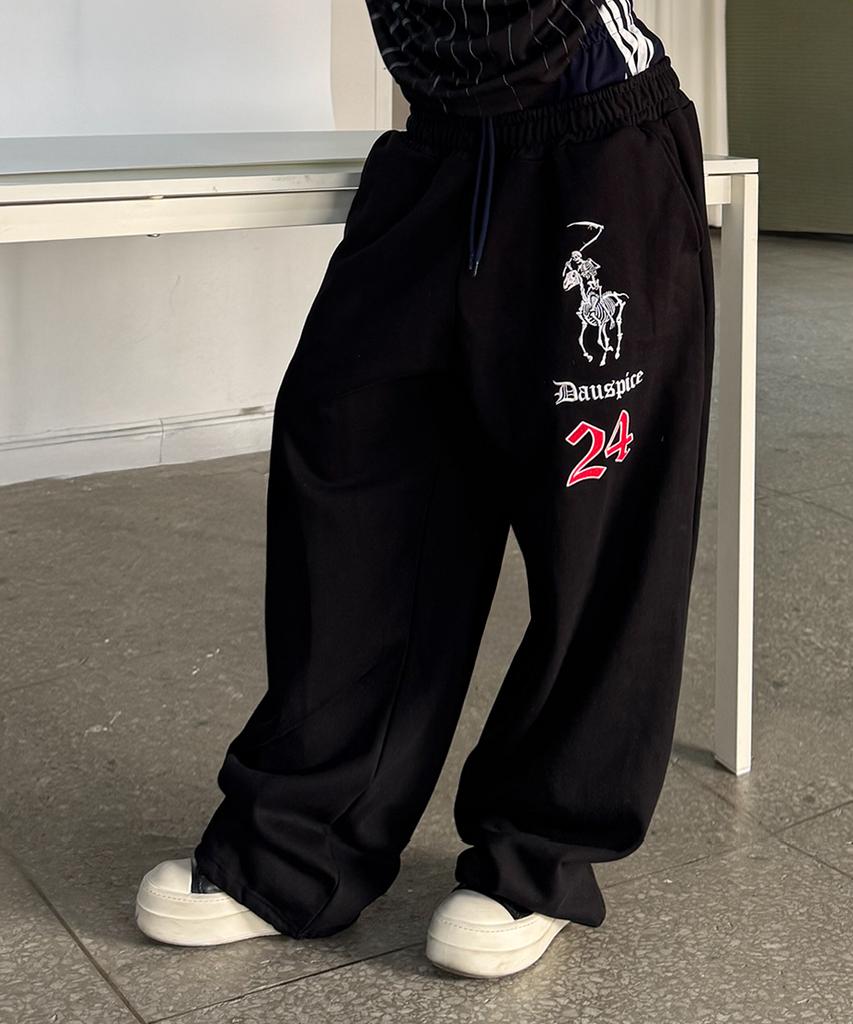 DAUSPICE (Duc) Bb Waist Low-Rise Sweatpants Black