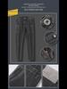 Spring Collection: Men's Elastic Smoke Gray Jeans - Vintage Wash Retro Style