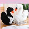Plush Swan Short Stuffed Animal Toy Goose Sleeping Doll Room Decoration Gift Kid