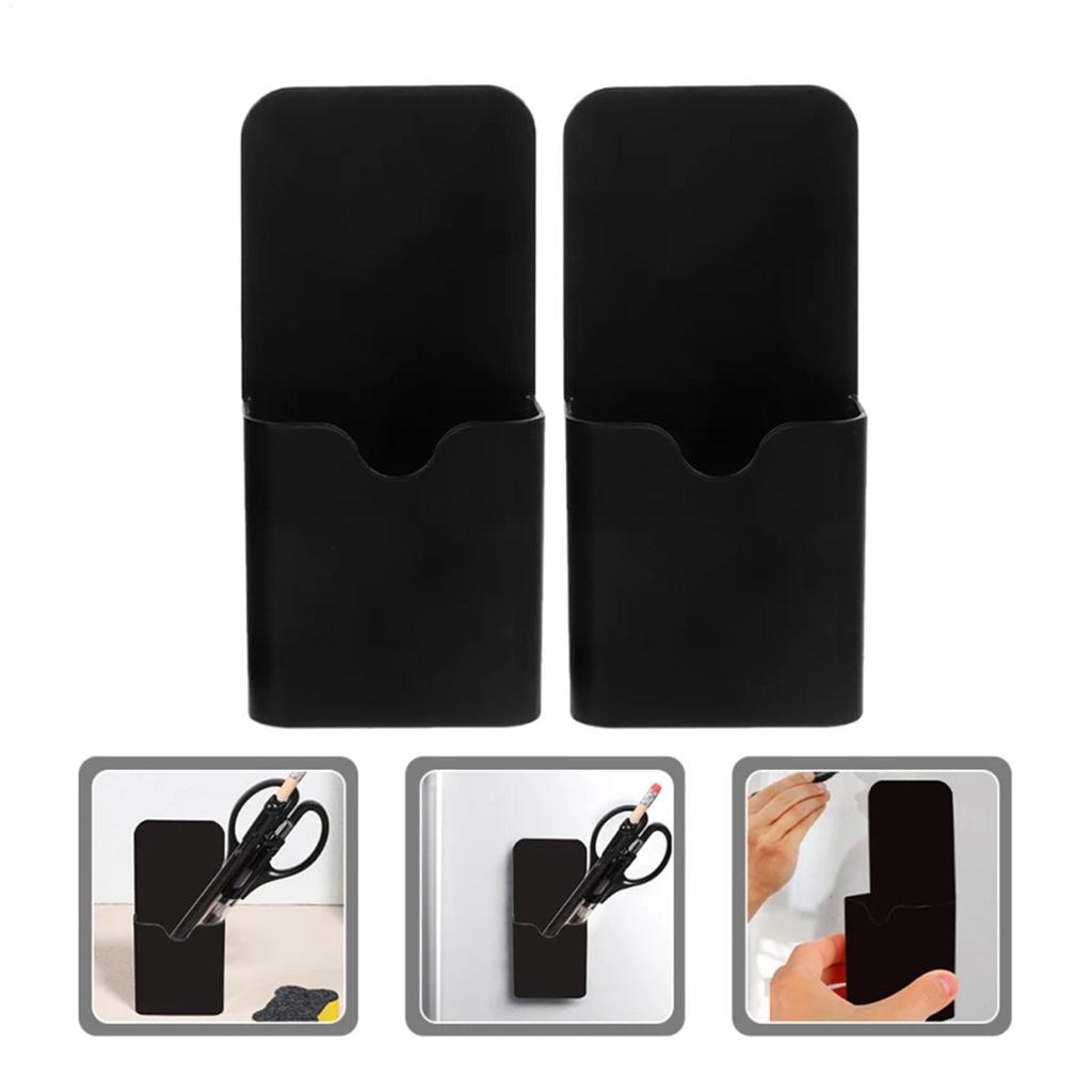 Wall-mounted Magnet Pen Holder For Fridge Whiteboard Marker Storage Box Magnetic Pen Holder For Blackboard Storage Cabinet