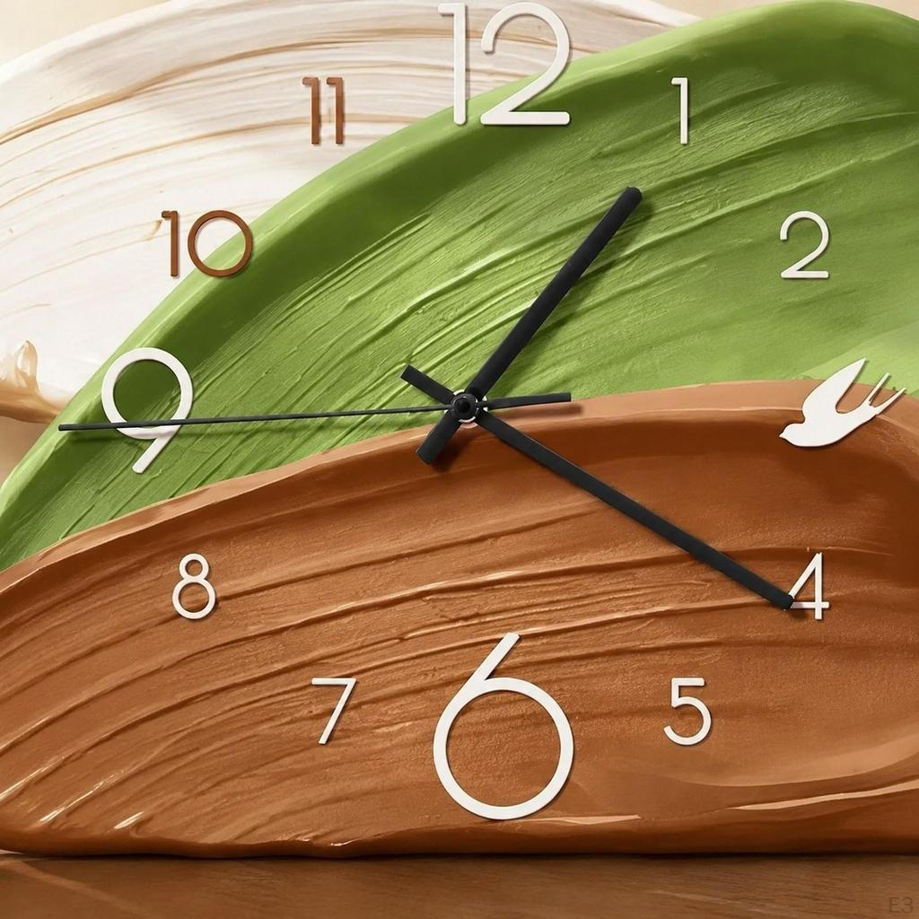 Table Clock, Modern, Simple Ornament, Decorative Clock for Shelf, Office, Kitchen, Bedside