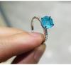 Gold Ring for Women Natural 1 Carat Emerald with Diamond Fiine Jewelry Anillos De Bizuteria Anillos Mujer Gemstone Rings Box