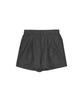 Nigaennikol Sheer Stripe Short Pants_Black