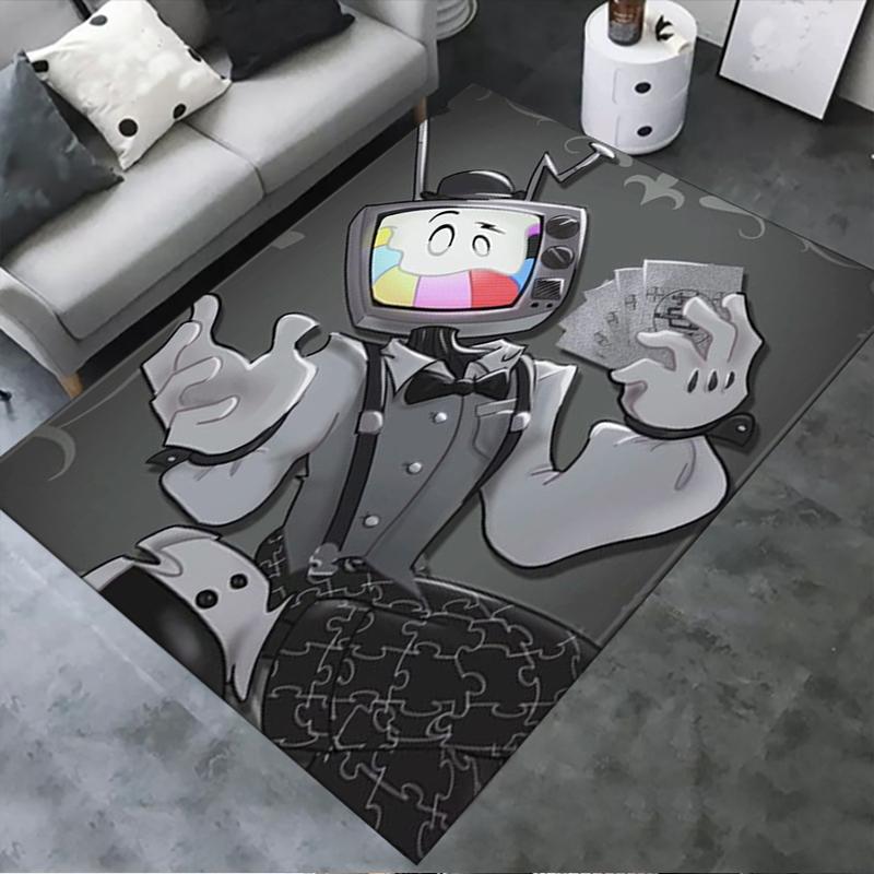 

2025 New Mr. Puzzles Smg4 Carpet Rug for Living Room Bedroom Home Sofa Decoration,Kids play Non-slip Floor Mat 92 40x60cm( 15x23in )