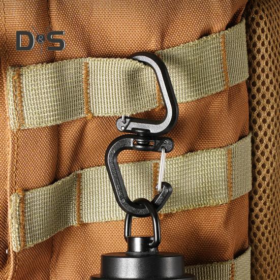 1/5 ks Otočný háček o 360 stupňů Přenosný lehký Venkovní kempování Turistika S-háček Otočný Věšák Závěsná přezka Kempingové příslušenství