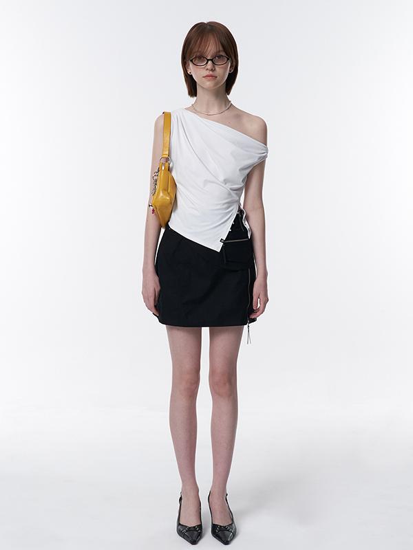 Kirsh Cutout Cover-Up Skirt [Black]