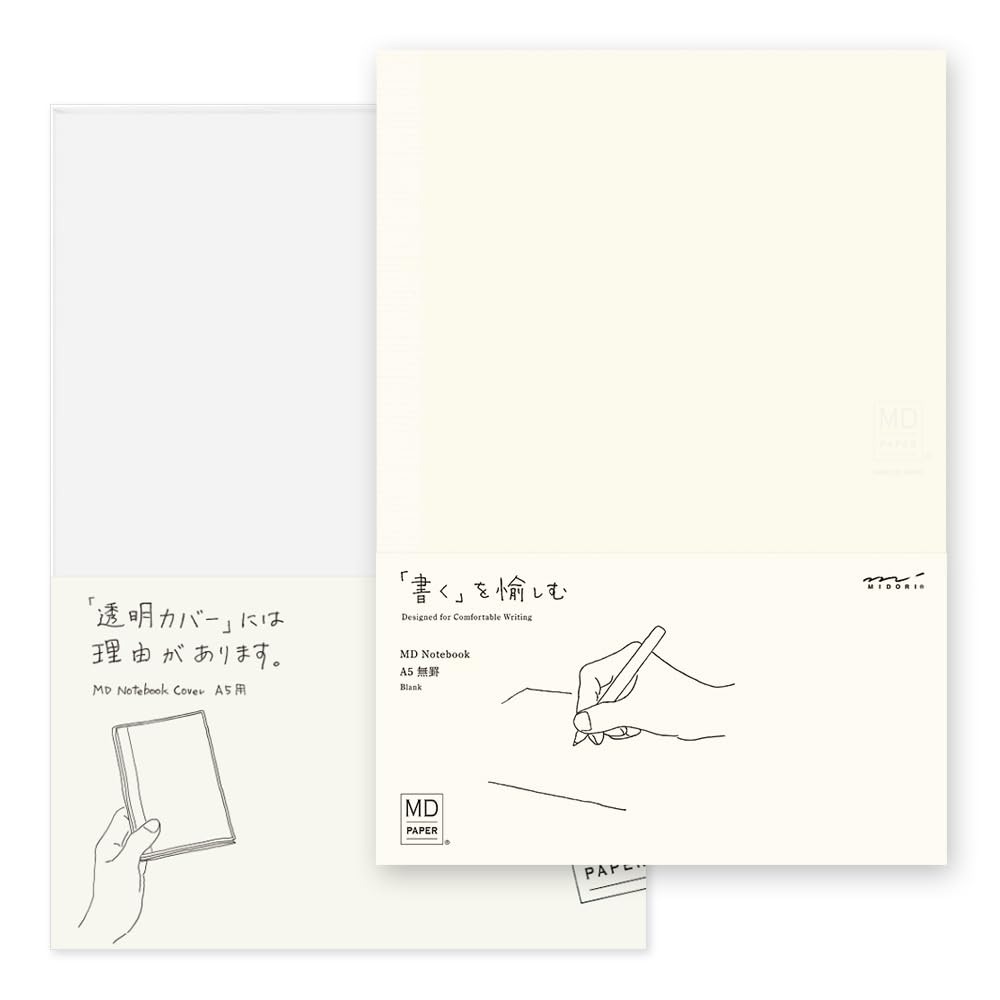 DESIGNPHIL MIDORI MD Blank with Notebook 15293006 Notebook, A5, Cover,
