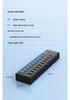 10-Port USB 3.0 Hub Expander for Laptops, Phones, and Desktops