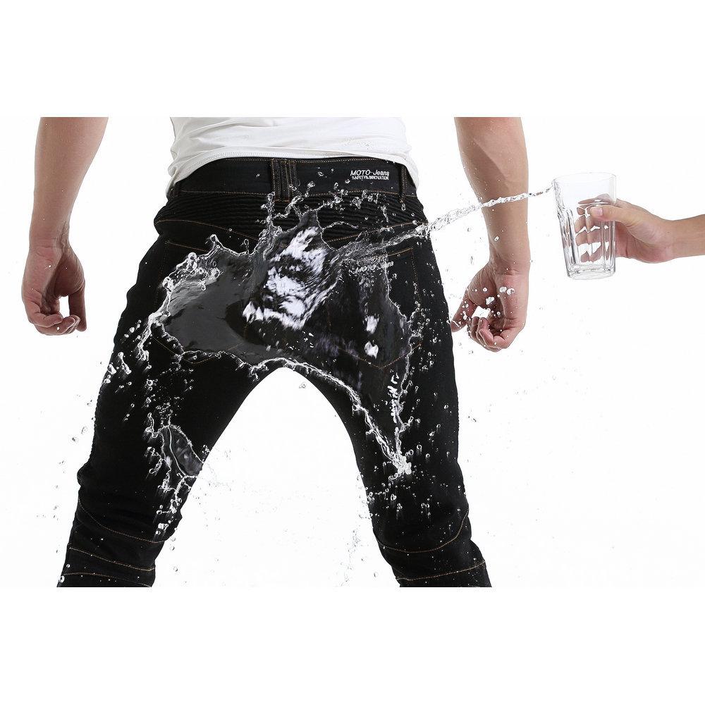 New product Motorcycle jeans men, four seasons locomotive elastic anti-drop cycling pants, anti-splashing, ordinary protective gear