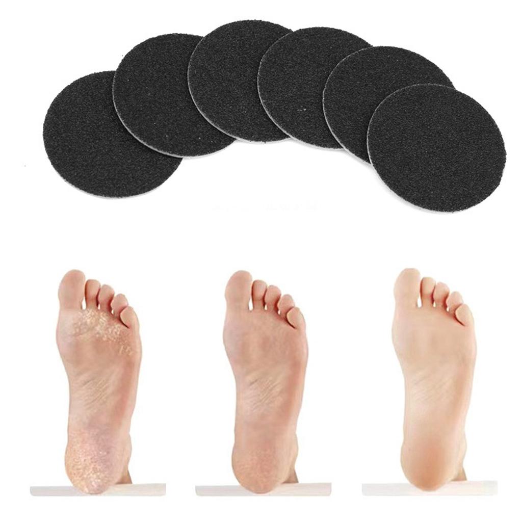 60pcs 44mm Diameter Foot Grinder Disposable Sandpaper Discs Sandpaper Pad Replacement for Electric Foot File