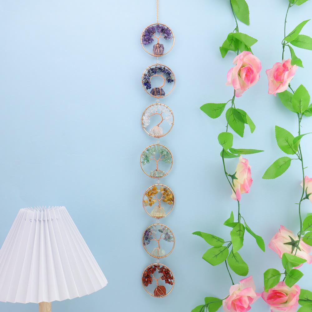 Popular Tree of Life Crystal Pendant - Handmade Wall Hanging