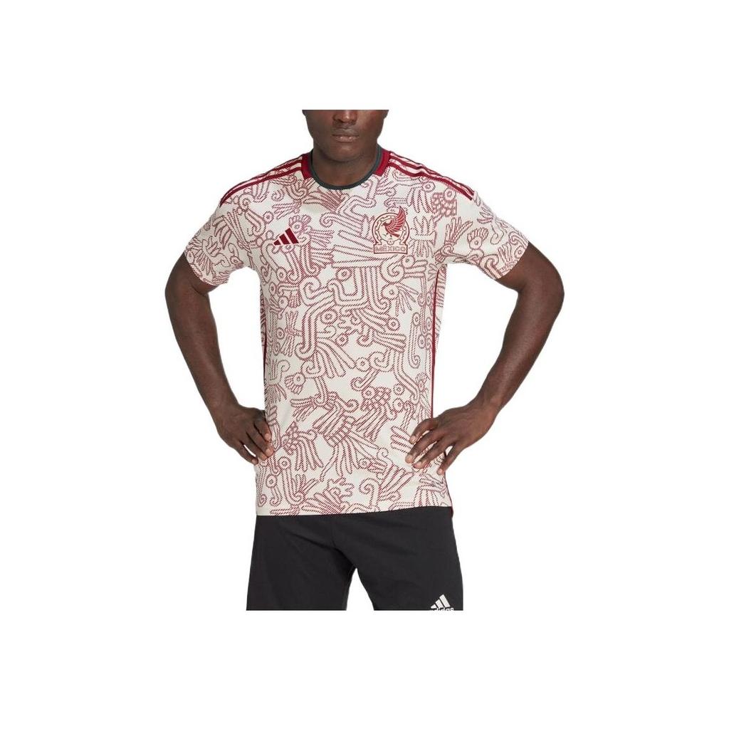 Adidas Dres Mexika pro venkovní zápasy (Americké číslování) Wonder White Pánské Streetwear HD9314