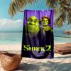 Ultra-Soft Beach Towel with Shrek Theme,Ideal for Pool - Camping, Diving - Perfect Travel Essential, Vibrant Beach Towel.