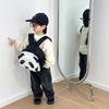 Adorable Cartoon Panda Canvas Backpack For Boys And Girls Age 3 To 6 Years