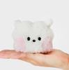 BT21 Mini Glitter Plush Hand Mirror – RJ / COOKY / KOYA / SHOOKY / MANG / CHIMMY